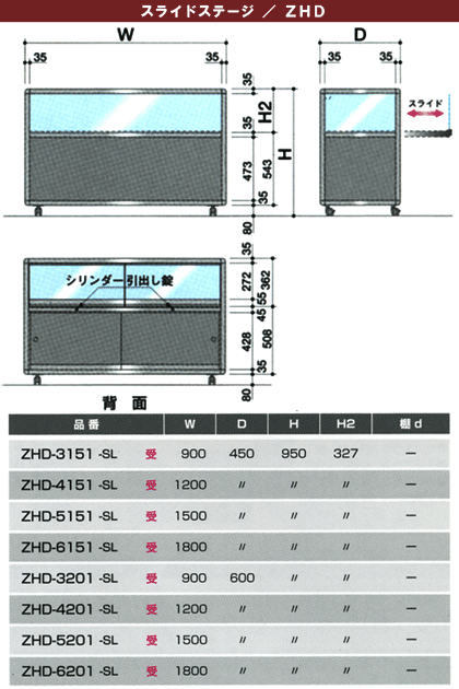 ZHD寸法