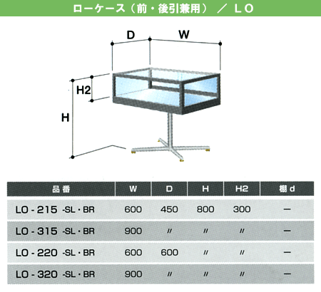 ローケース寸法